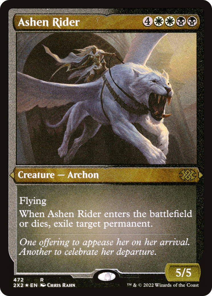 [ EF ] [FOIL] Ashen Rider (Foil Etched) #472 - RARE 2X2 - Double Masters 2022
