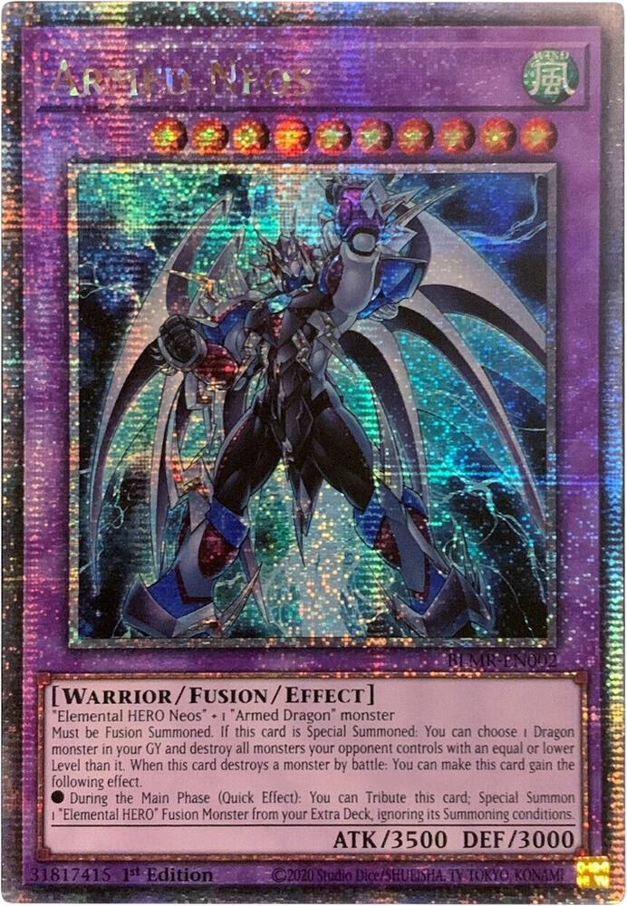[QUARTER CENTURY SECRET RARE] Armed Neos - BLMR-EN002 -  1st Edition