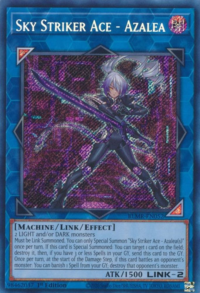 Sky Striker Ace - Azalea - (BLMR-EN052) - Secret Rare 1st Edition
