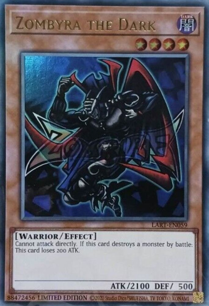 Zombyra the Dark - (LART-EN059) - Ultra Rare  Limited