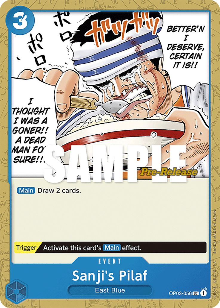 PRE-RELEASE Sanji's Pilaf - OP03-056 - One Piece Promo