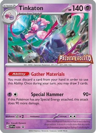 Tinkaton - SVP 020 - Pokemon SV Scarlet & Violet Promo