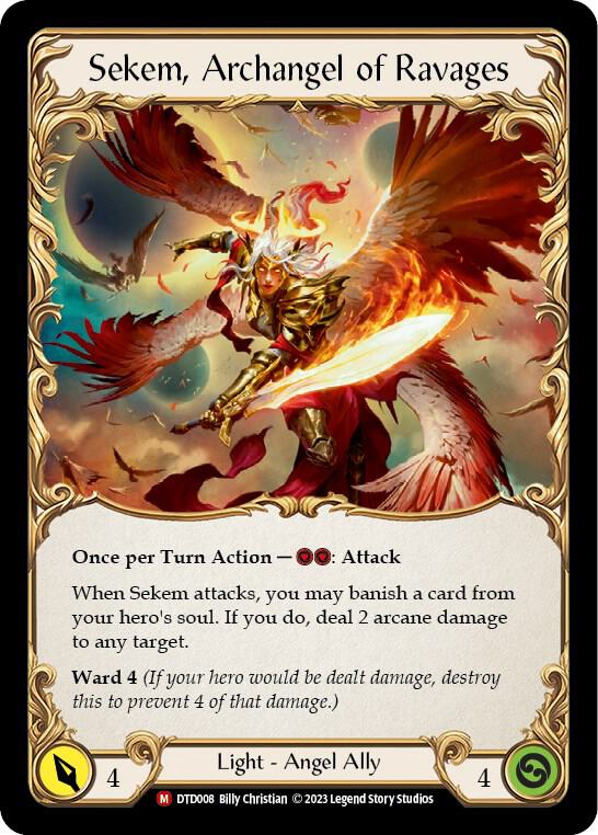 Figment of Ravages // Sekem, Archangel of Ravages - DTD008 - Majestic Dusk Till Dawn