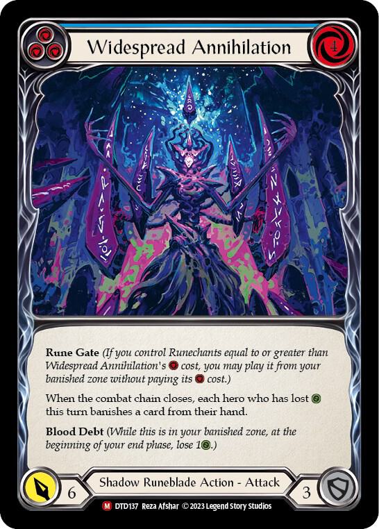 RAINBOW FOIL Widespread Annihilation- DTD137 - Majestic Dusk Till Dawn