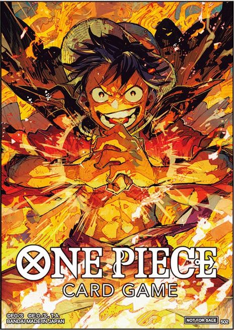 One Piece Monkey.d.luffy Tournament Deck Sleeves 10x Sleeves Per Pack