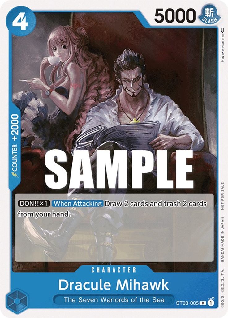 Dracule Mihawk - ST03-005 - Tournament Pack Vol. 4 Promo