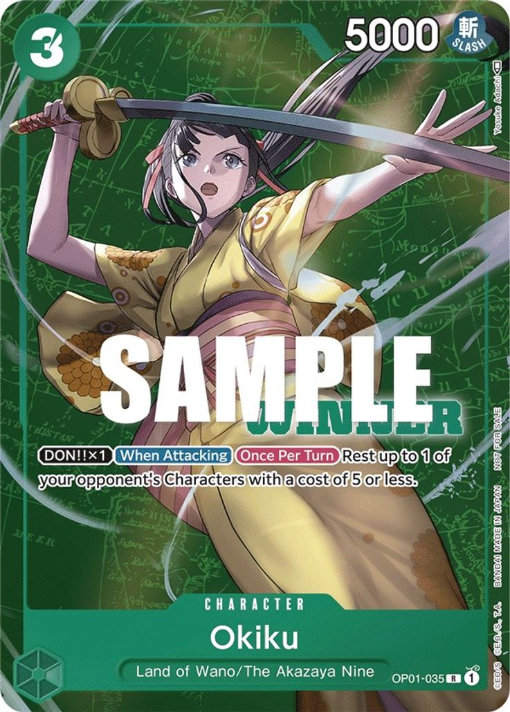 Okiku - OP01-035 - Winner Pack Vol. 4 Promo