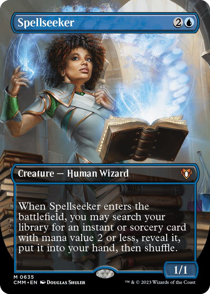 BORDERLESS Spellseeker - #635 - Mythic Commander Masters