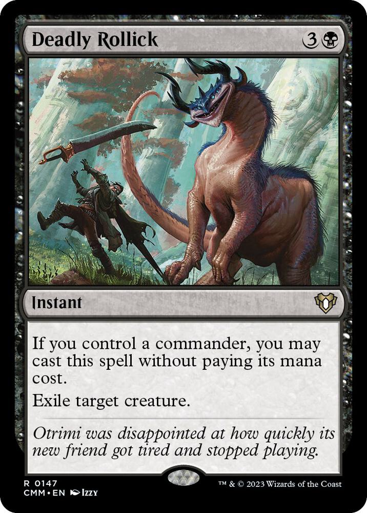 Deadly Rollick - #147 - Rare Commander Masters