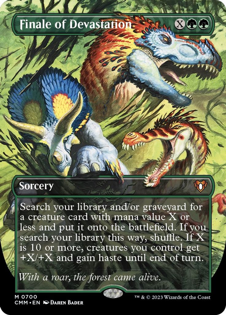 [BORDERLESS] Finale Of Devastation No 700 - Mythic Commander Masters