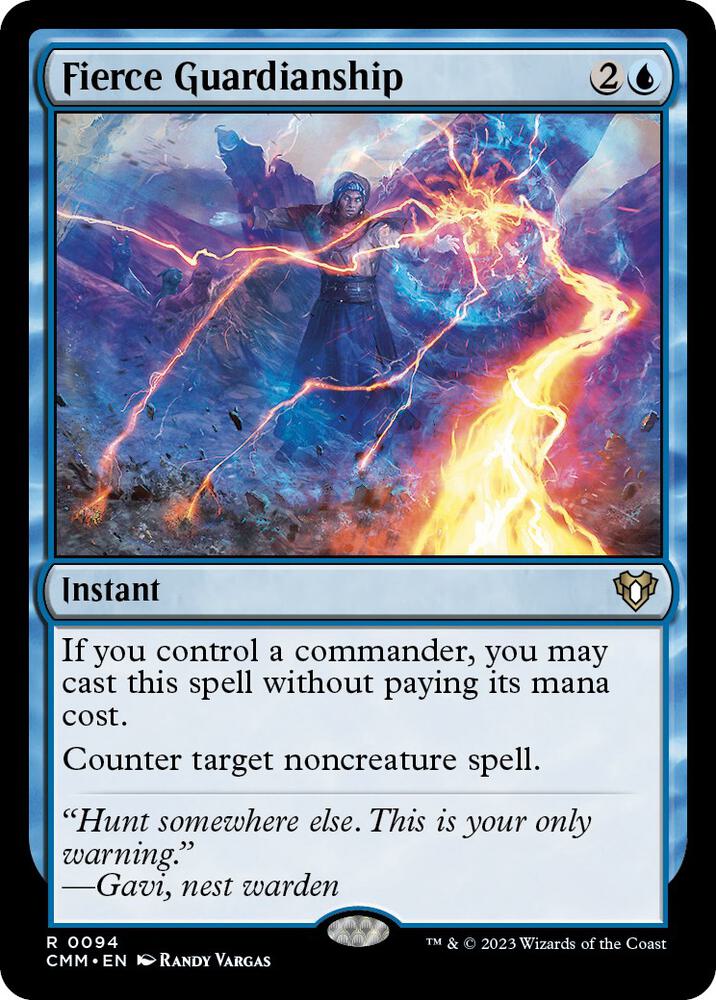Fierce Guardianship - #094 - Rare Commander Masters