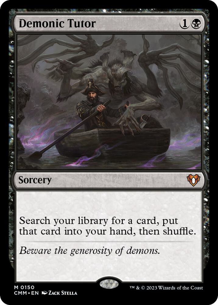 Demonic Tutor - #150 - Mythic Commander Masters