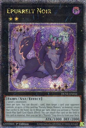 Quarter Century Secret Rare Epurrely Noir - Dune-en044 - 1st Edition