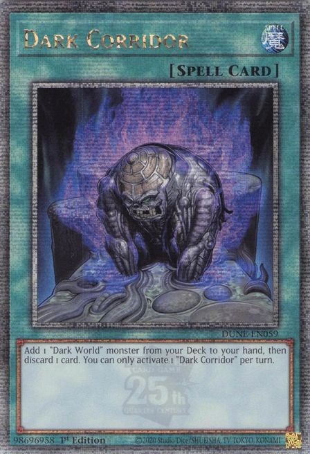 Quarter Century Secret Rare Dark Corridor - Dune-en059 - 1st Edition