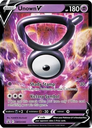 Unown V - SWSH300 - Pokemon SWSH Sword & Shield Promo