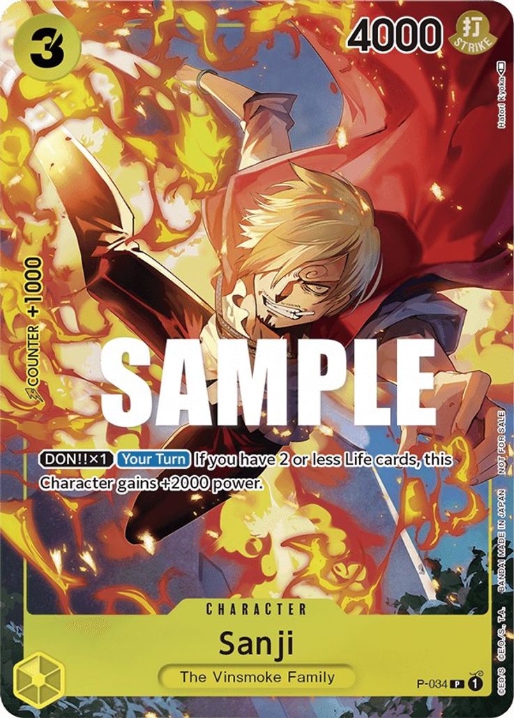 Sanji - P-034 - Event Pack Vol. 2 Promo