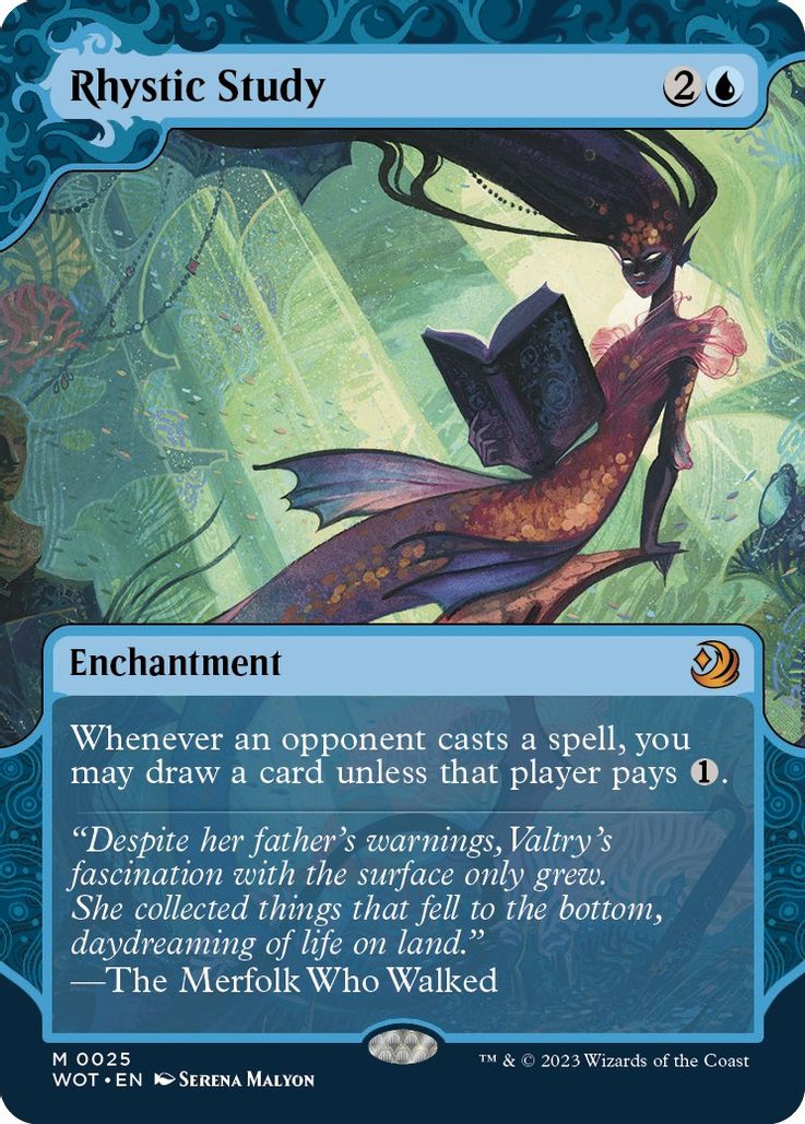 Rhystic Study - #25 - Wilds Of Eldraine: Enchanting Tales