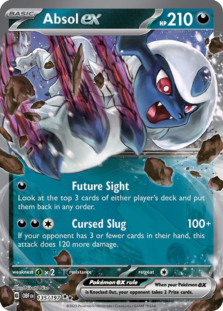 Absol ex - [  135/197 ] - Double Rare - Pokemon SV03 Obsidian Flames
