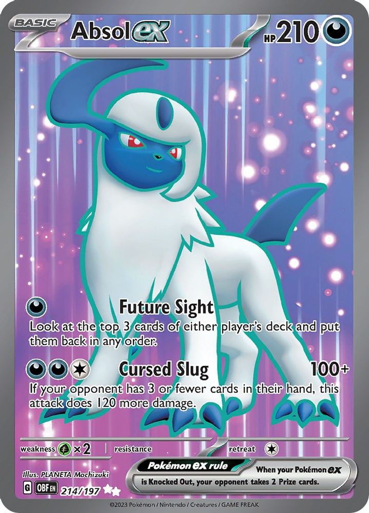 Absol ex - [  214/197 ] - Ultra Rare - Pokemon SV03 Obsidian Flames