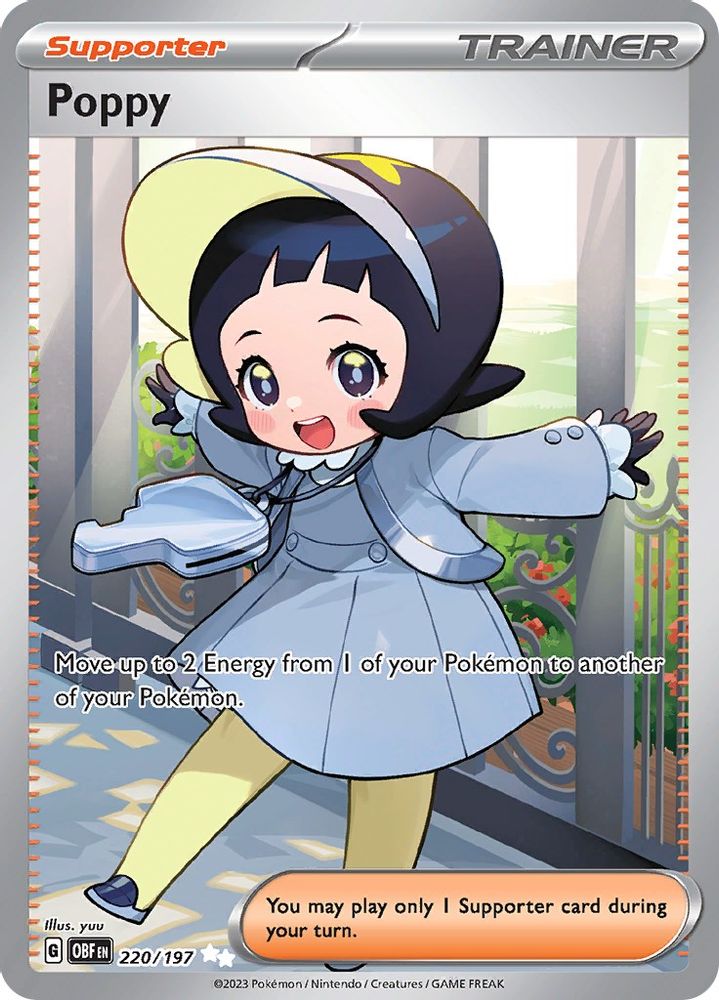 Poppy - [  220/197 ] - Ultra Rare - Pokemon SV03 Obsidian Flames