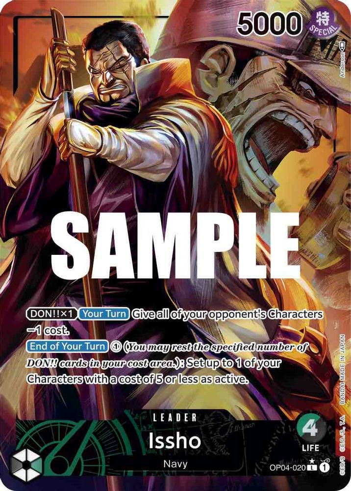 [ALTERNATE ART] Issho (Alternate Art)  (OP04-020) L★ - One Piece Kingdoms of Intrigue