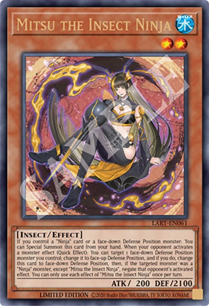 Mitsu the Insect Ninja - (LART-EN061) - Ultra Rare  Limited