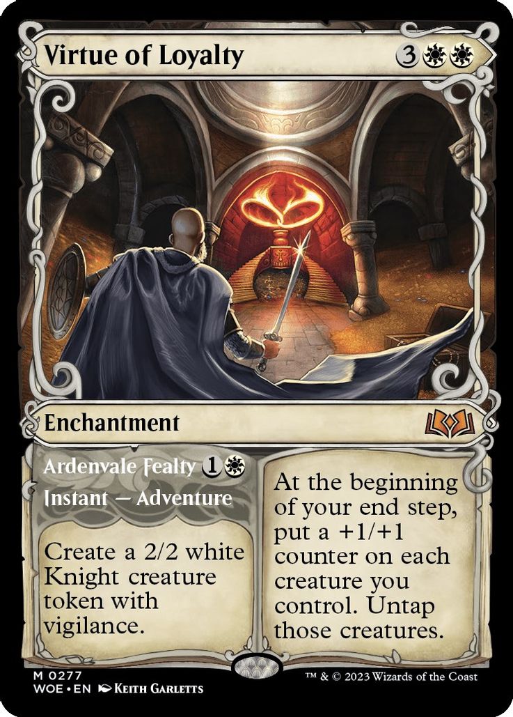 SHOWCASE Virtue of Loyalty #277 - Mythic Wilds of Eldraine