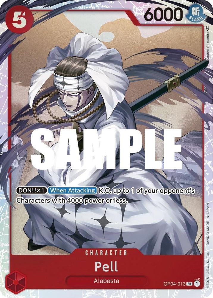 Pell  (OP04-013) Super Rare - One Piece Kingdoms of Intrigue