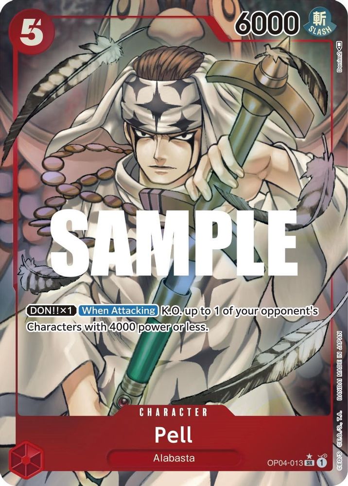 [ALTERNATE ART] Pell (Alternate Art)  (OP04-013) SR★ - One Piece Kingdoms of Intrigue