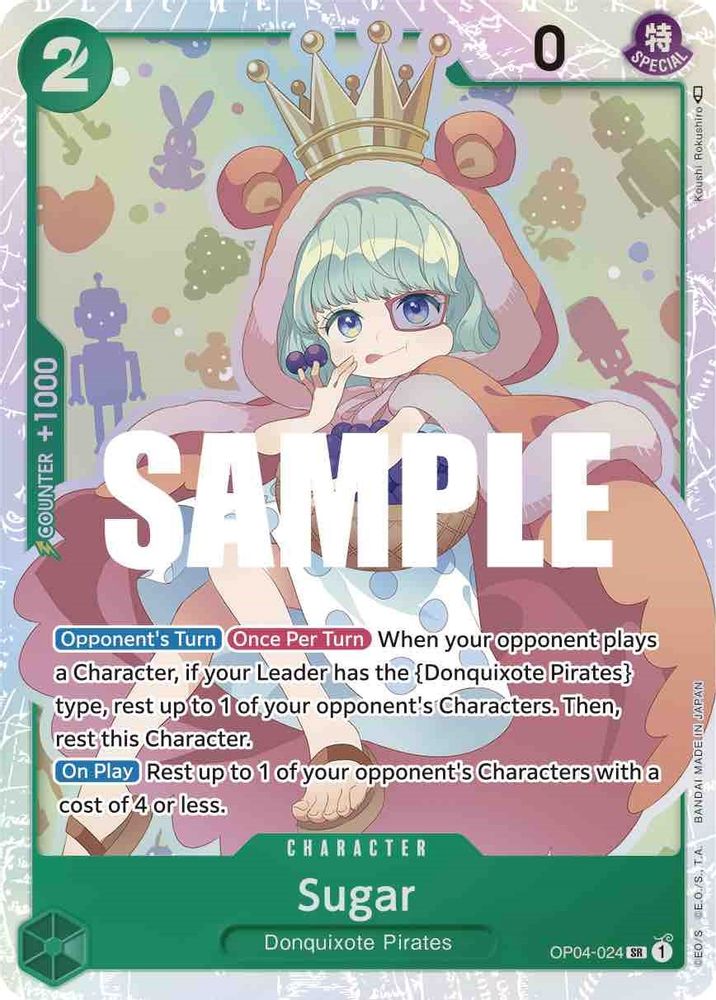 Sugar  (OP04-024) Super Rare - One Piece Kingdoms of Intrigue