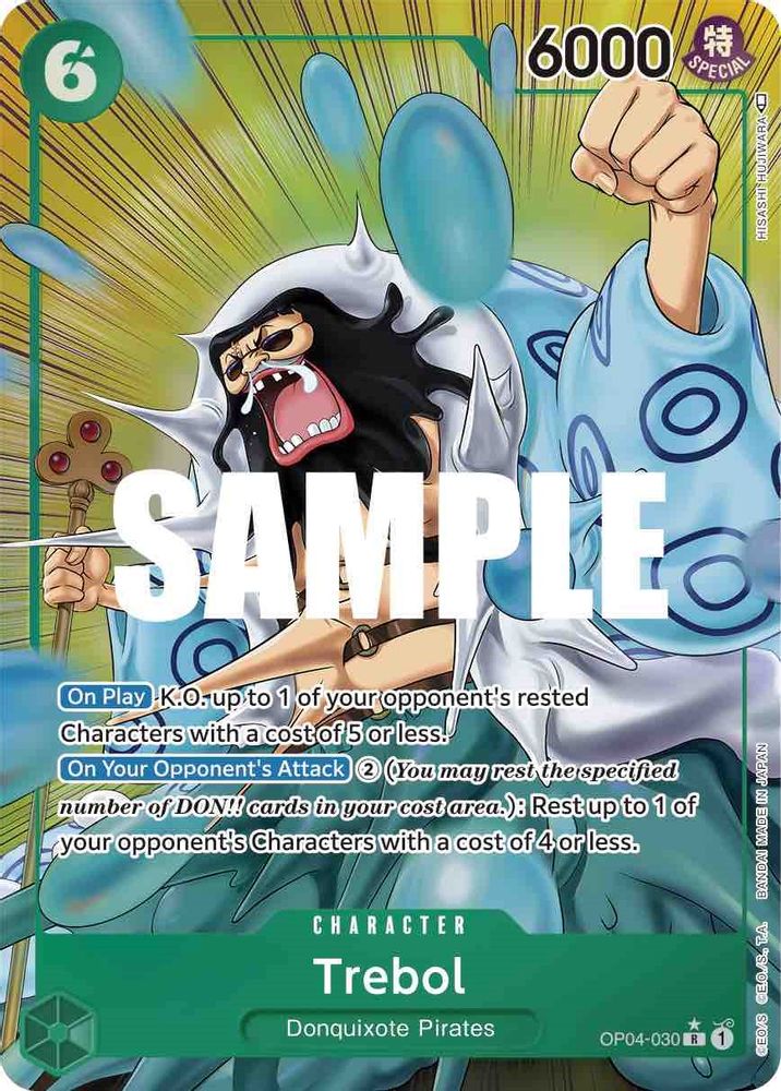 [ALTERNATE ART] Trebol (Alternate Art)  (OP04-030) R★ - One Piece Kingdoms of Intrigue
