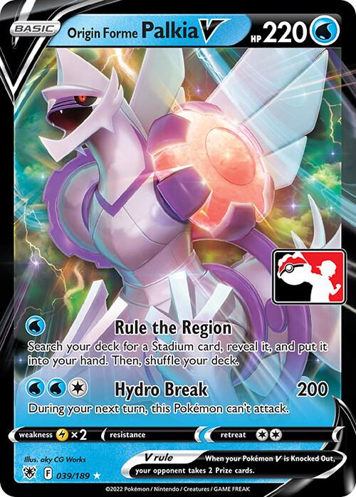 Origin Forme Palkia V - 039/189 - Play! Prize Pack Series Stamp Promo