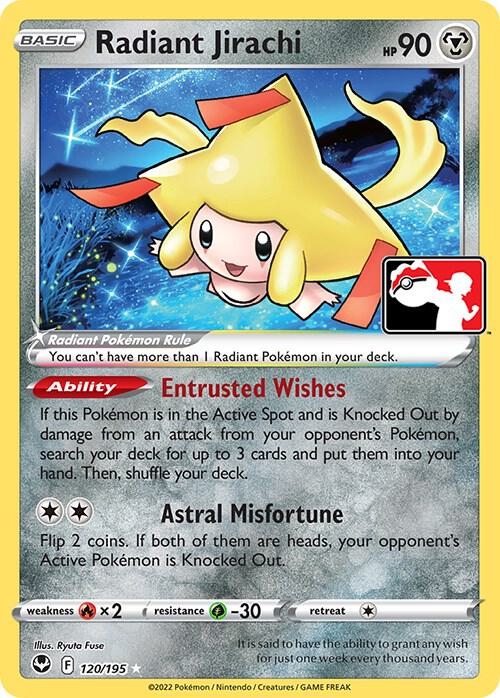 Radiant Jirachi - 120/195 - Play! Prize Pack Series Stamp Promo