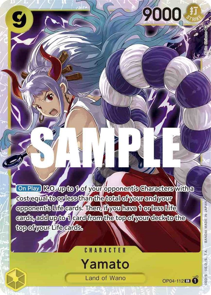Yamato  (OP04-112) Super Rare - One Piece Kingdoms of Intrigue
