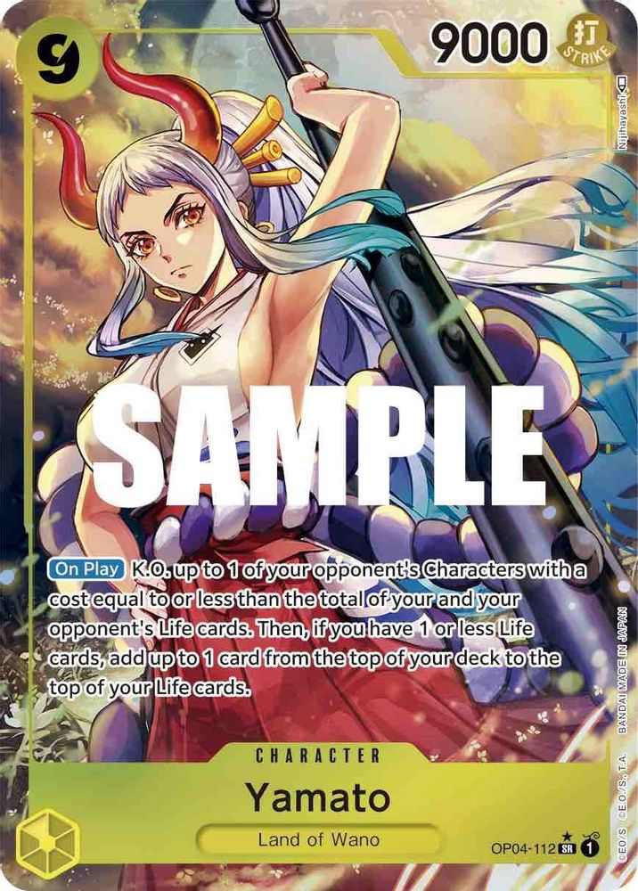 [ALTERNATE ART] Yamato (Alternate Art)  (OP04-112) SR★ - One Piece Kingdoms of Intrigue