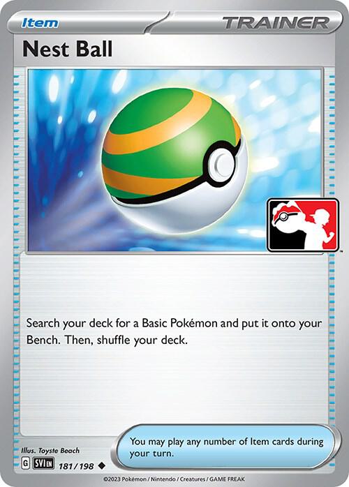 [COSMOS HOLO] Nest Ball - 181/198 - Pokemon Prize Pack Series 5 Promo