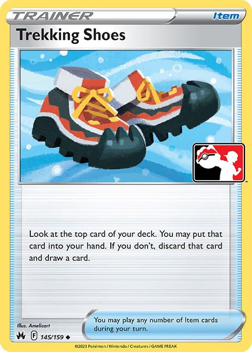 [COSMOS HOLO] Trekking Shoes - 145/159 - Pokemon Prize Pack Series 5 Promo