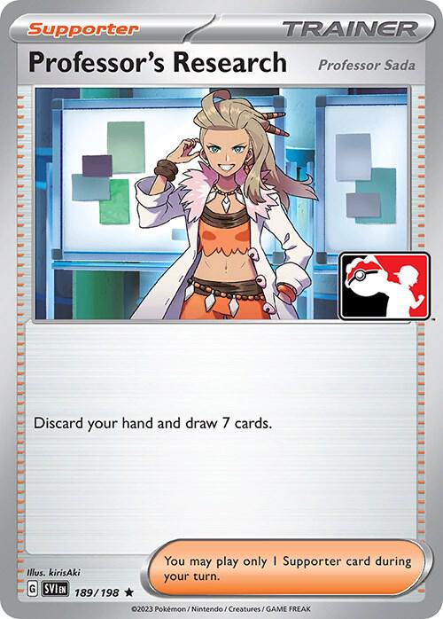 COSMOS HOLO Professor's Research (Professor Sada)  - 189/198 - Play! Prize Pack Series Promo