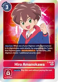 Hiro Amanokawa - P-062 Rb01 P-062 - Promo Rb01 Resurgence Booster