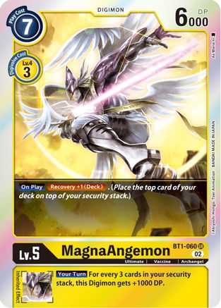 Magnaangemon - Bt1-060 Rb01 Bt1-060 - Super Rare Rb01 Resurgence Booster
