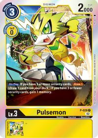 Pulsemon - P-028 Rb01 P-028 - Promo Rb01 Resurgence Booster