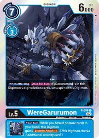 Weregarurumon - P-008 Rb01 P-008 - Promo Rb01 Resurgence Booster