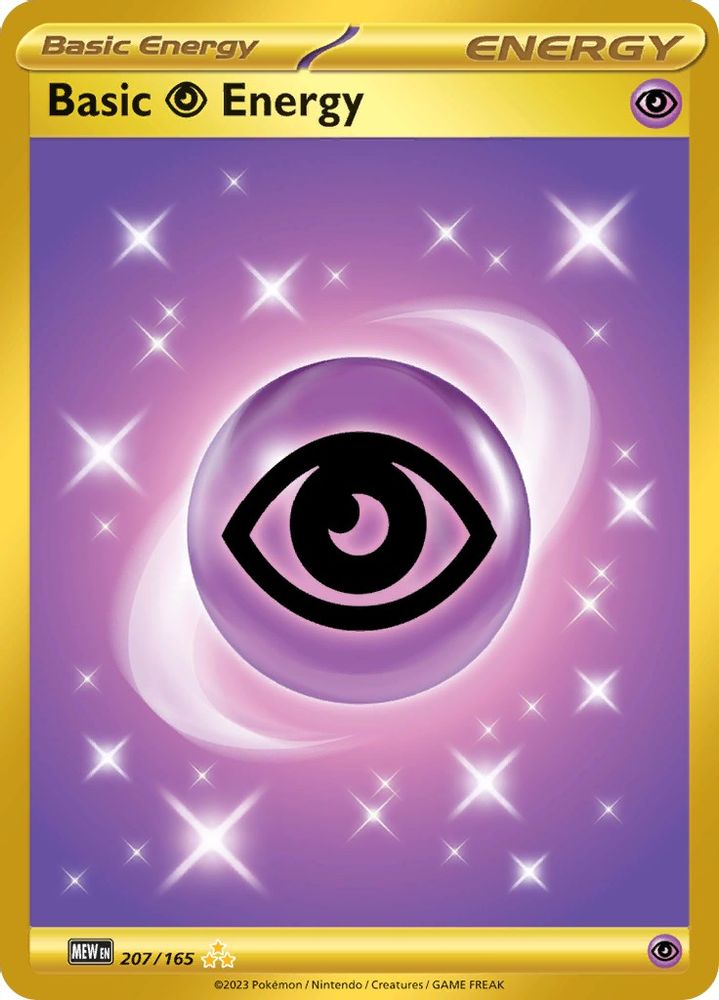 Basic Psychic Energy - [  207/165 ] - Hyper Rare - Pokemon SV Scarlet & Violet 151