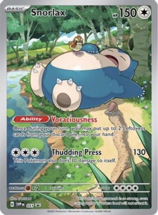 Snorlax - SVP 051 - Pokemon SV Scarlet & Violet Promo
