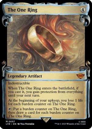 Foil Showcase Scrolls The One Ring No 697 - Mythic Lord Of The Rings Tales Of Middle-earth