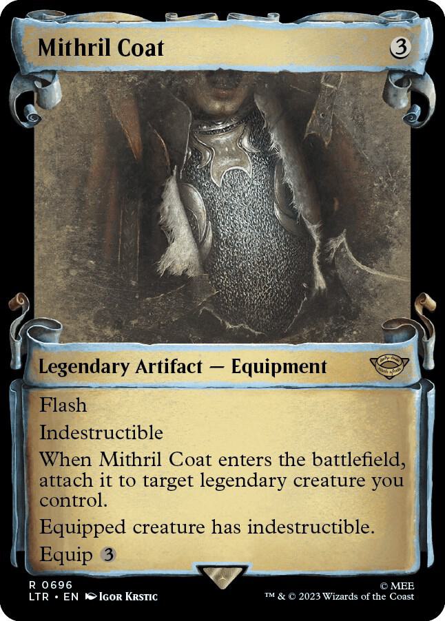 SHOWCASE SCROLL Mithril Coat - #696 - Rare Lord of the Rings: Tales of Middle Earth