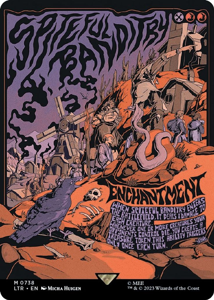 Poster Spiteful Banditry No 738 - Mythic Lord Of The Rings Tales Of Middle Earth