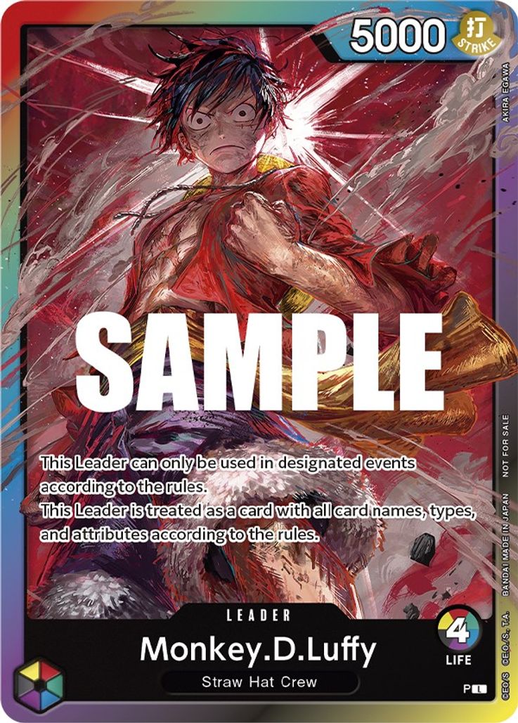 Monkey.D.Luffy - Leader - Sealed Battle 2023 Vol. 1 Leader Pack Promo