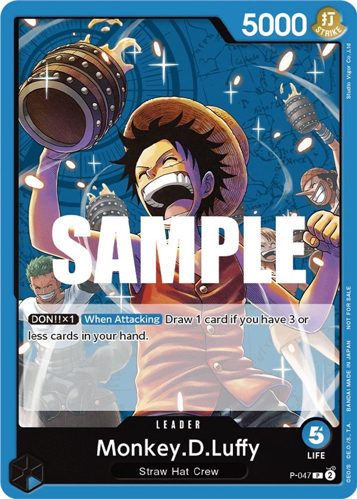 Monkey.D.Luffy - P-047 - One Piece Sealed Battle Kit Vol. 1 Promo