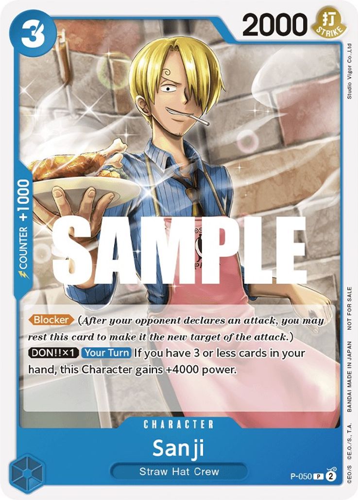 Sanji - P-050 - Sealed Battle Kit Vol. 1 One Piece Promo